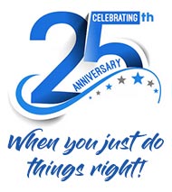 25 Years in Business!