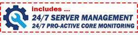 Managed and monitored Dedicated Servers